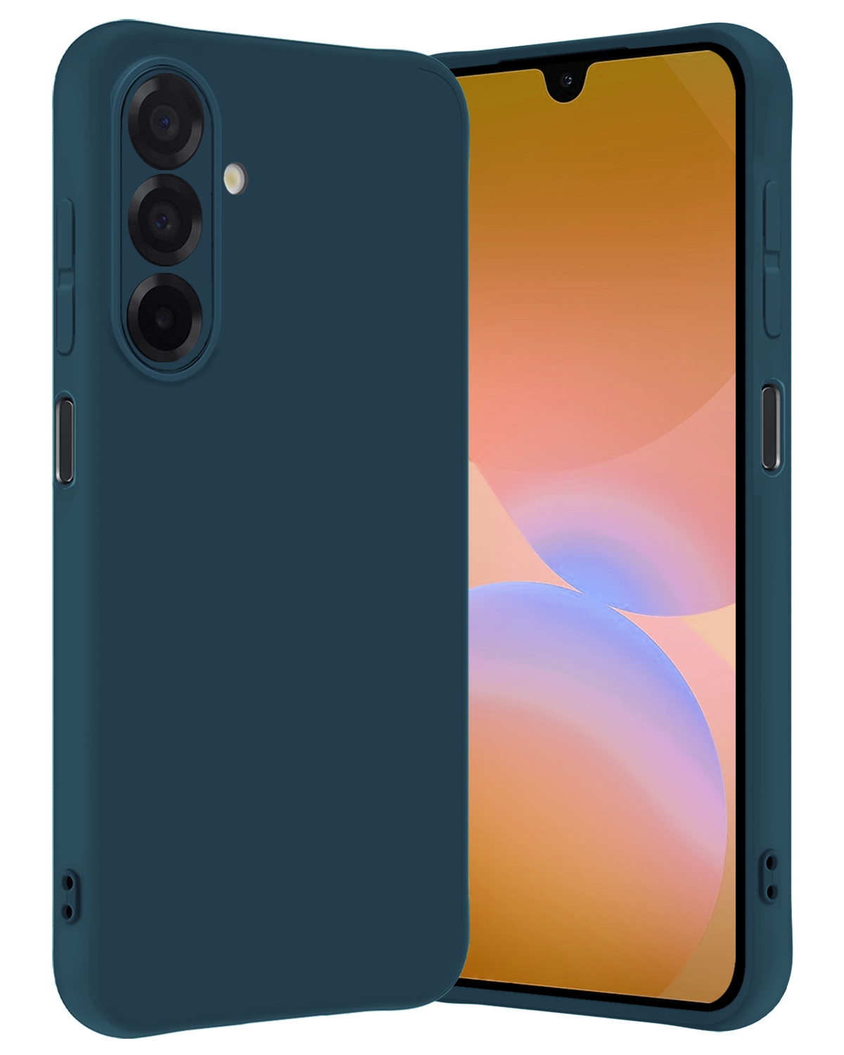 Nomfy Nomfy Samsung Galaxy A26 Hoesje Siliconen - Donkerblauw