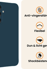 Nomfy Nomfy Samsung Galaxy A26 Hoesje Siliconen - Donkerblauw