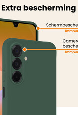 Nomfy Nomfy Samsung Galaxy A26 Hoesje Siliconen - Donkergroen