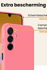Nomfy Nomfy Samsung Galaxy A26 Hoesje Siliconen - Lichtroze - 2 PACK