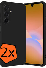 Nomfy Nomfy Samsung Galaxy A26 Hoesje Siliconen - Zwart - 2 PACK