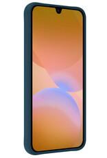 Nomfy Nomfy Samsung Galaxy A26 Hoesje Siliconen Met Screenprotector - Donkerblauw