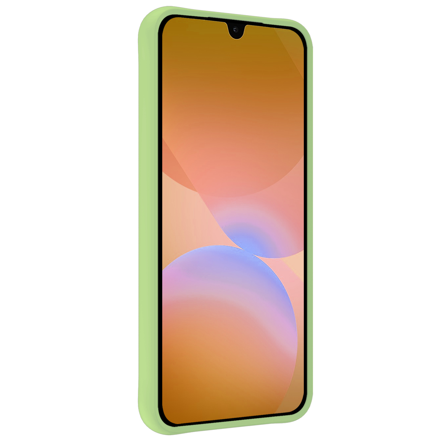 Nomfy Nomfy Samsung Galaxy A26 Hoesje Siliconen Met Screenprotector - Groen