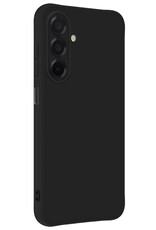 Nomfy Nomfy Samsung Galaxy A26 Hoesje Siliconen Met Screenprotector - Zwart