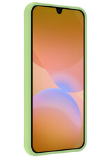 Nomfy Nomfy Samsung Galaxy A26 Hoesje Siliconen Met 2x Screenprotector - Groen