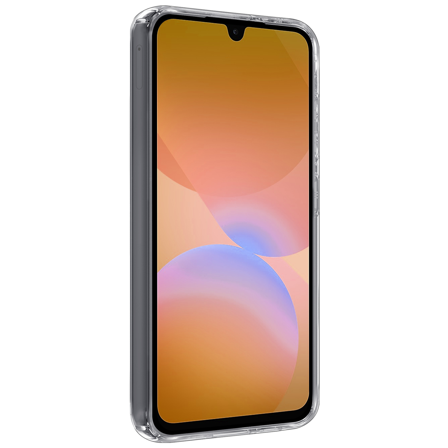 Nomfy Nomfy Samsung Galaxy A26 Hoesje Siliconen Met 2x Screenprotector - Transparant