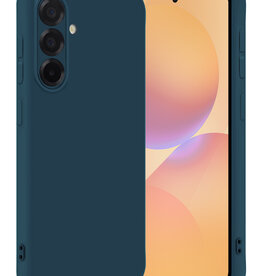 Nomfy Nomfy Samsung Galaxy A36 Hoesje Siliconen - Donkerblauw