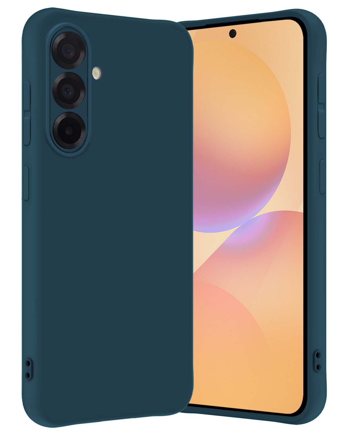 Nomfy Nomfy Samsung Galaxy A36 Hoesje Siliconen - Donkerblauw