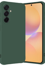 Nomfy Nomfy Samsung Galaxy A36 Hoesje Siliconen - Donkergroen