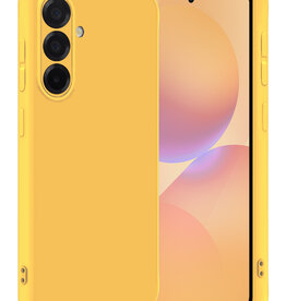 Nomfy Nomfy Samsung Galaxy A36 Hoesje Siliconen - Geel