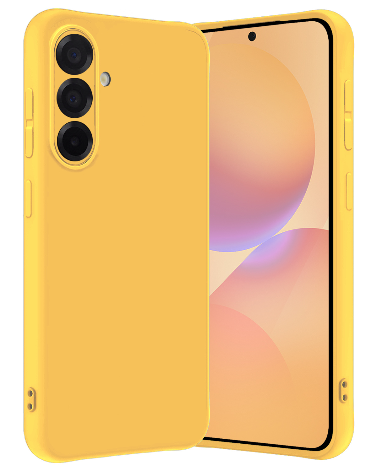 Nomfy Nomfy Samsung Galaxy A36 Hoesje Siliconen - Geel