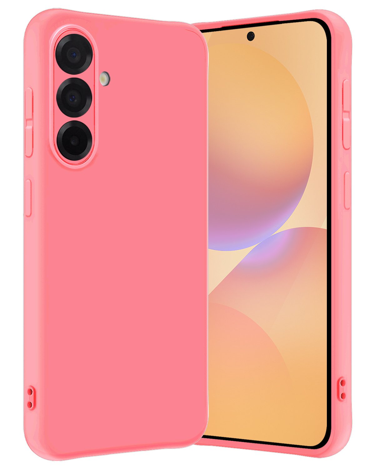 Nomfy Nomfy Samsung Galaxy A36 Hoesje Siliconen - Lichtroze