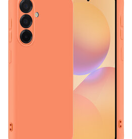 Nomfy Nomfy Samsung Galaxy A36 Hoesje Siliconen - Perzik