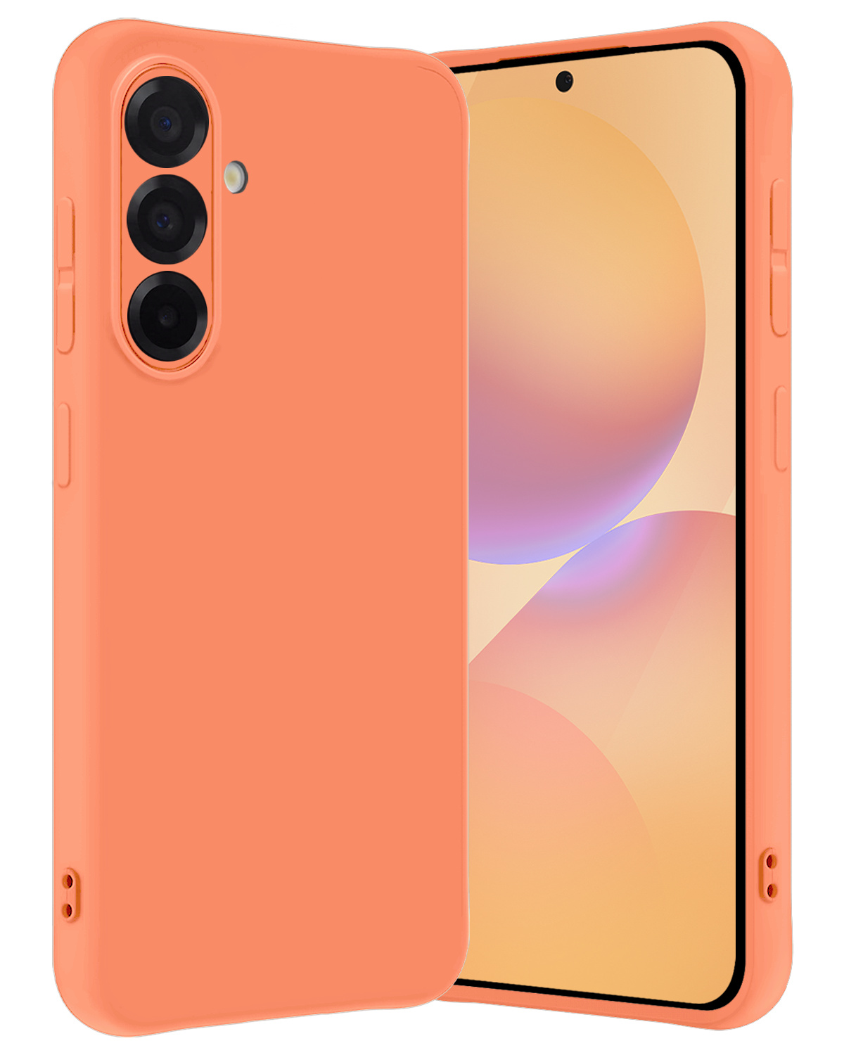 Nomfy Nomfy Samsung Galaxy A36 Hoesje Siliconen - Perzik