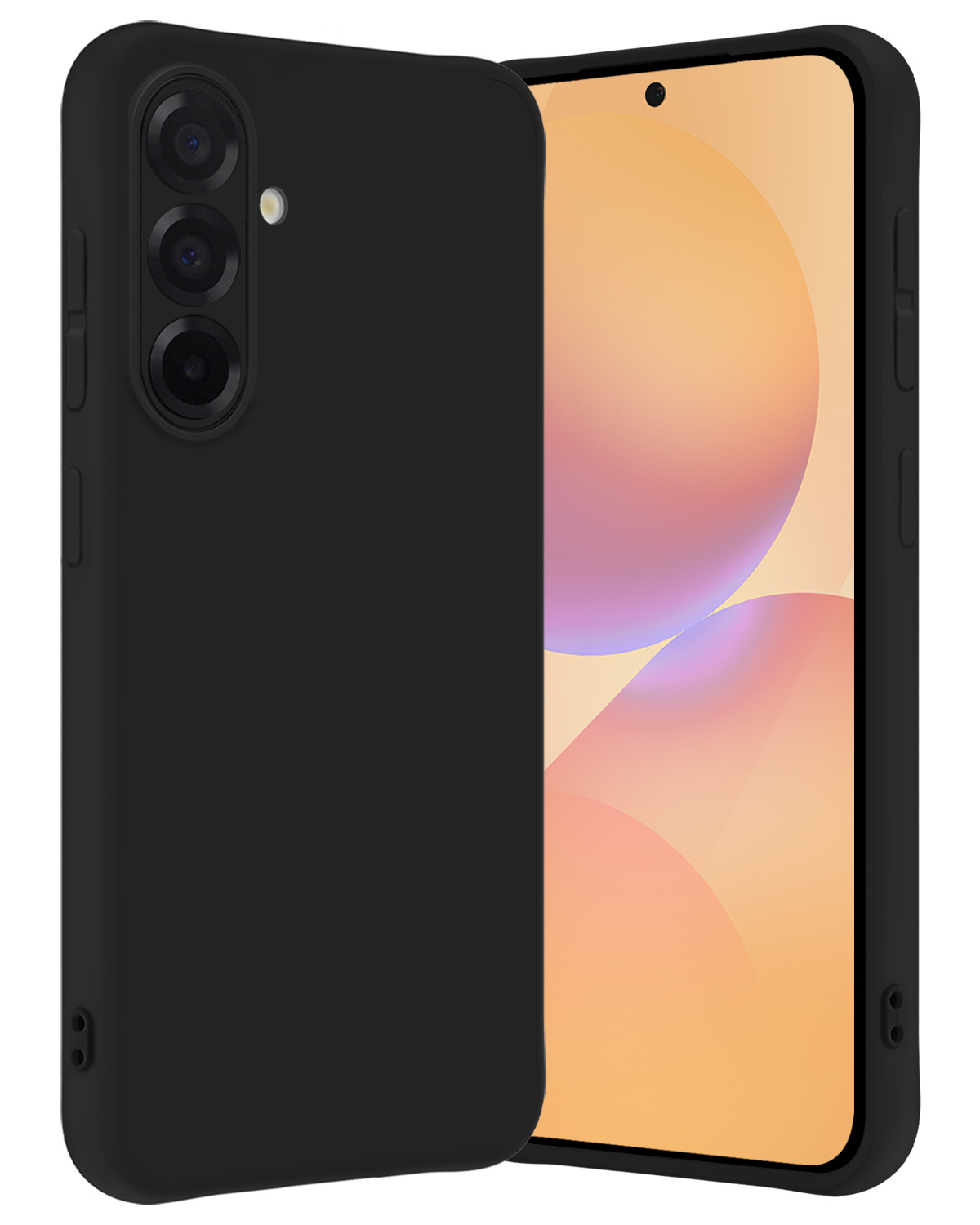 Nomfy Nomfy Samsung Galaxy A36 Hoesje Siliconen - Zwart