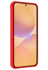 Nomfy Nomfy Samsung Galaxy A36 Hoesje Siliconen - Rood - 2 PACK