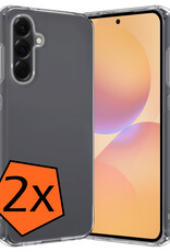 Nomfy Nomfy Samsung Galaxy A36 Hoesje Siliconen - Transparant - 2 PACK