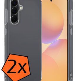 Nomfy Nomfy Samsung Galaxy A36 Hoesje Siliconen - Transparant - 2 PACK