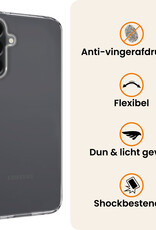 Nomfy Nomfy Samsung Galaxy A36 Hoesje Siliconen - Transparant - 2 PACK