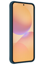 Nomfy Nomfy Samsung Galaxy A36 Hoesje Siliconen Met Screenprotector - Donkerblauw