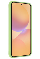Nomfy Nomfy Samsung Galaxy A36 Hoesje Siliconen Met Screenprotector - Groen