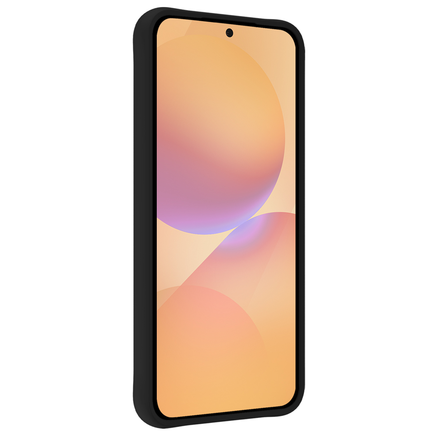 Nomfy Nomfy Samsung Galaxy A36 Hoesje Siliconen Met Screenprotector - Zwart