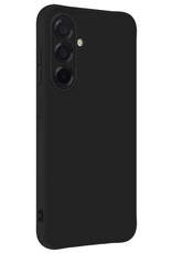 Nomfy Nomfy Samsung Galaxy A36 Hoesje Siliconen Met 2x Screenprotector - Zwart