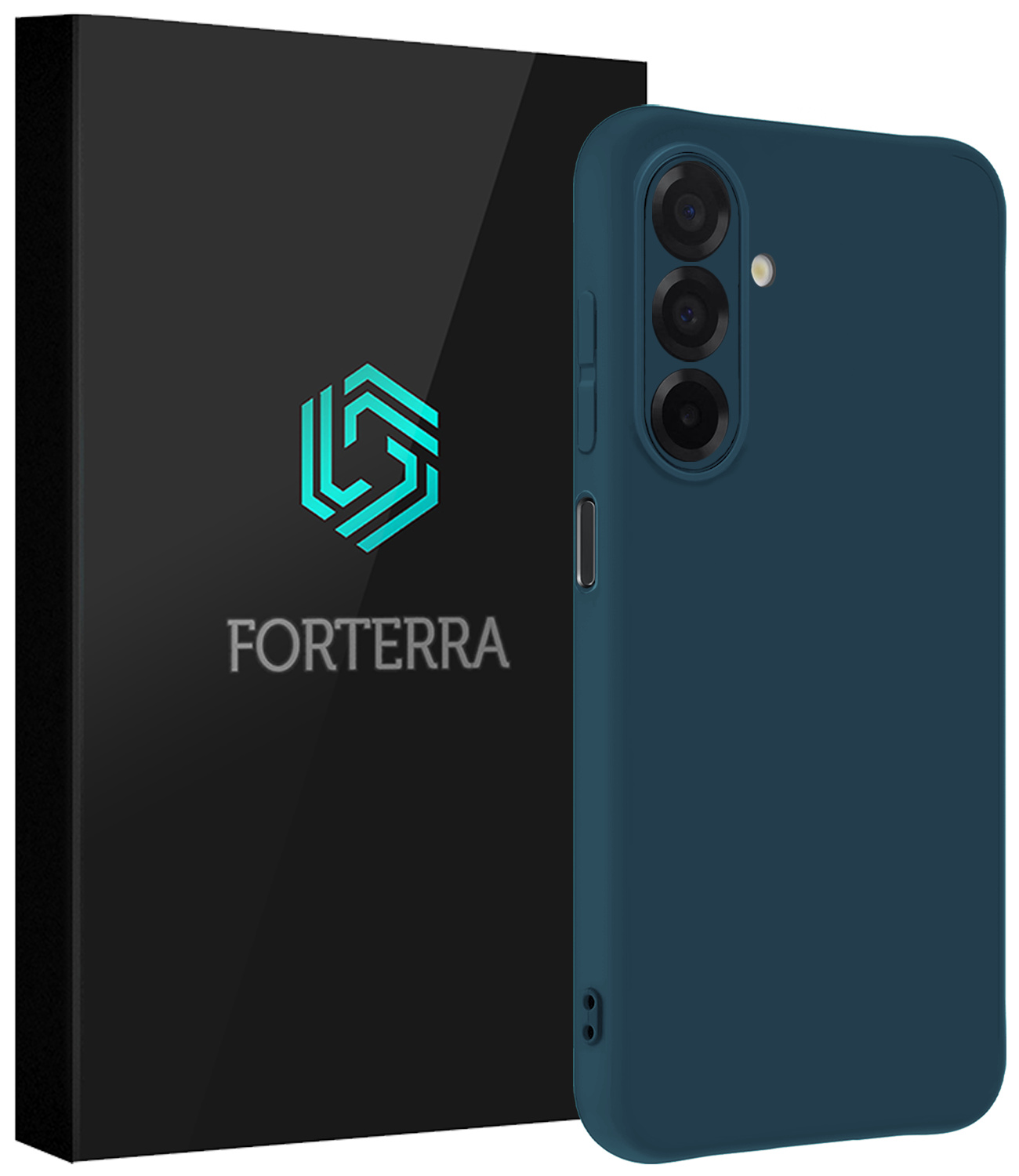 Forterra Forterra Samsung Galaxy A26 Hoesje Siliconen - Donkerblauw