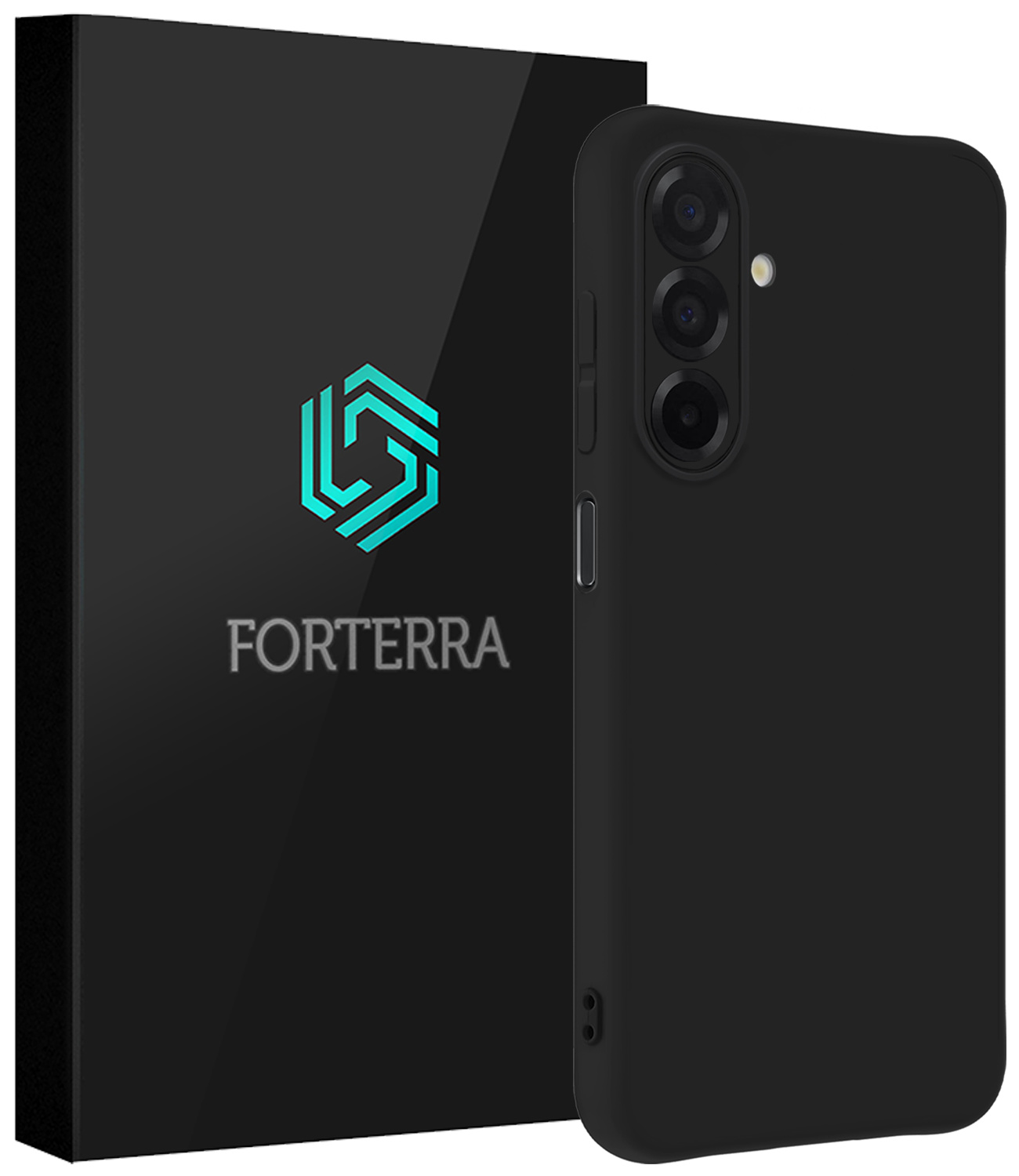 Forterra Forterra Samsung Galaxy A26 Hoesje Siliconen - Zwart