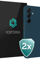 Forterra Forterra Samsung Galaxy A26 Hoesje Siliconen - Donkerblauw - 2 PACK