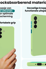 Forterra Forterra Samsung Galaxy A26 Hoesje Siliconen - Groen - 2 PACK
