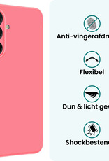 Forterra Forterra Samsung Galaxy A26 Hoesje Siliconen - Lichtroze - 2 PACK