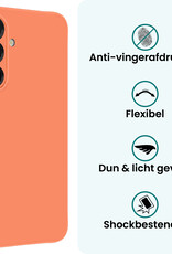 Forterra Forterra Samsung Galaxy A26 Hoesje Siliconen - Perzik - 2 PACK