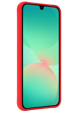 Forterra Forterra Samsung Galaxy A26 Hoesje Siliconen - Rood - 2 PACK