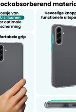 Forterra Forterra Samsung Galaxy A26 Hoesje Siliconen - Transparant - 2 PACK