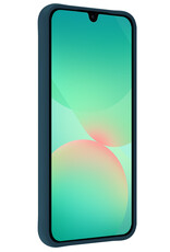 Forterra Forterra Samsung Galaxy A26 Hoesje Siliconen Met Screenprotector - Donkerblauw