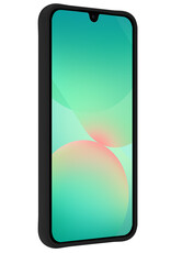 Forterra Forterra Samsung Galaxy A26 Hoesje Siliconen Met Screenprotector - Zwart