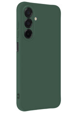 Forterra Forterra Samsung Galaxy A26 Hoesje Siliconen Met 2x Screenprotector - Donkergroen
