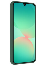 Forterra Forterra Samsung Galaxy A26 Hoesje Siliconen Met 2x Screenprotector - Donkergroen