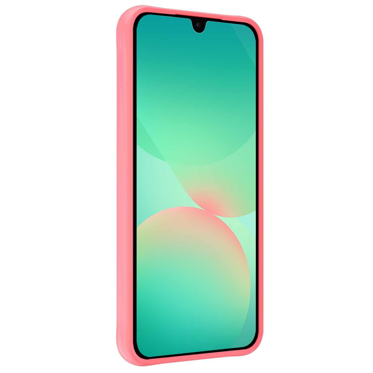 Forterra Forterra Samsung Galaxy A26 Hoesje Siliconen Met 2x Screenprotector - Perzik