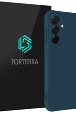 Forterra Forterra Samsung Galaxy A36 Hoesje Siliconen - Donkerblauw