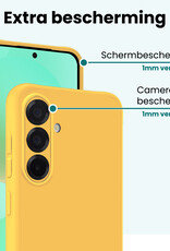 Forterra Forterra Samsung Galaxy A36 Hoesje Siliconen - Geel