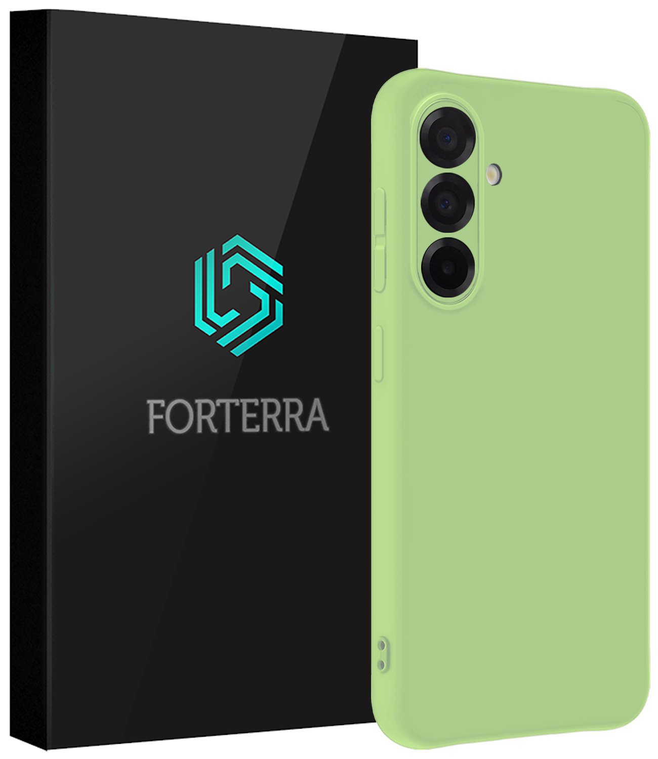 Forterra Forterra Samsung Galaxy A36 Hoesje Siliconen - Groen