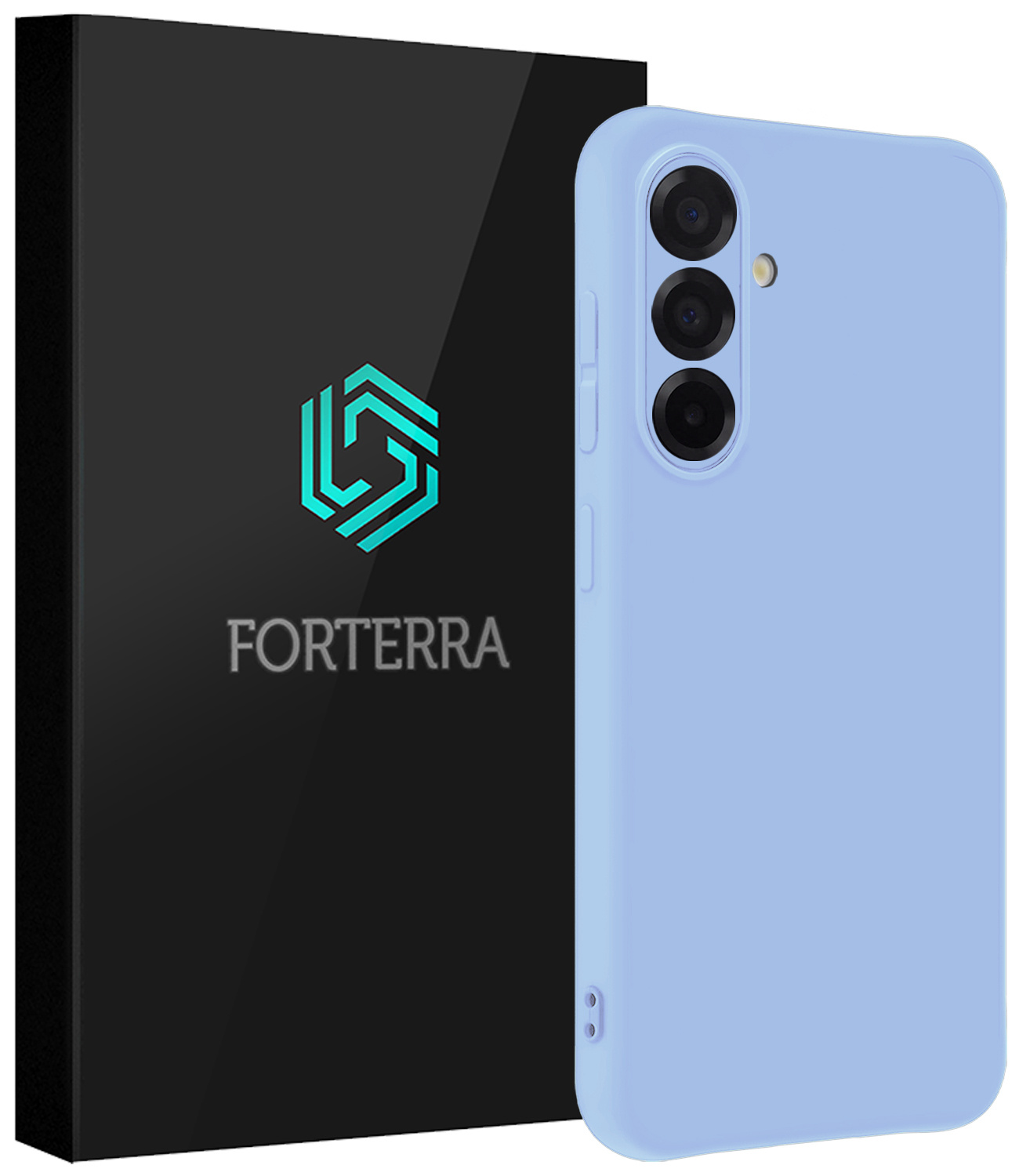 Forterra Forterra Samsung Galaxy A36 Hoesje Siliconen - Lichtblauw