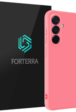 Forterra Forterra Samsung Galaxy A36 Hoesje Siliconen - Lichtroze