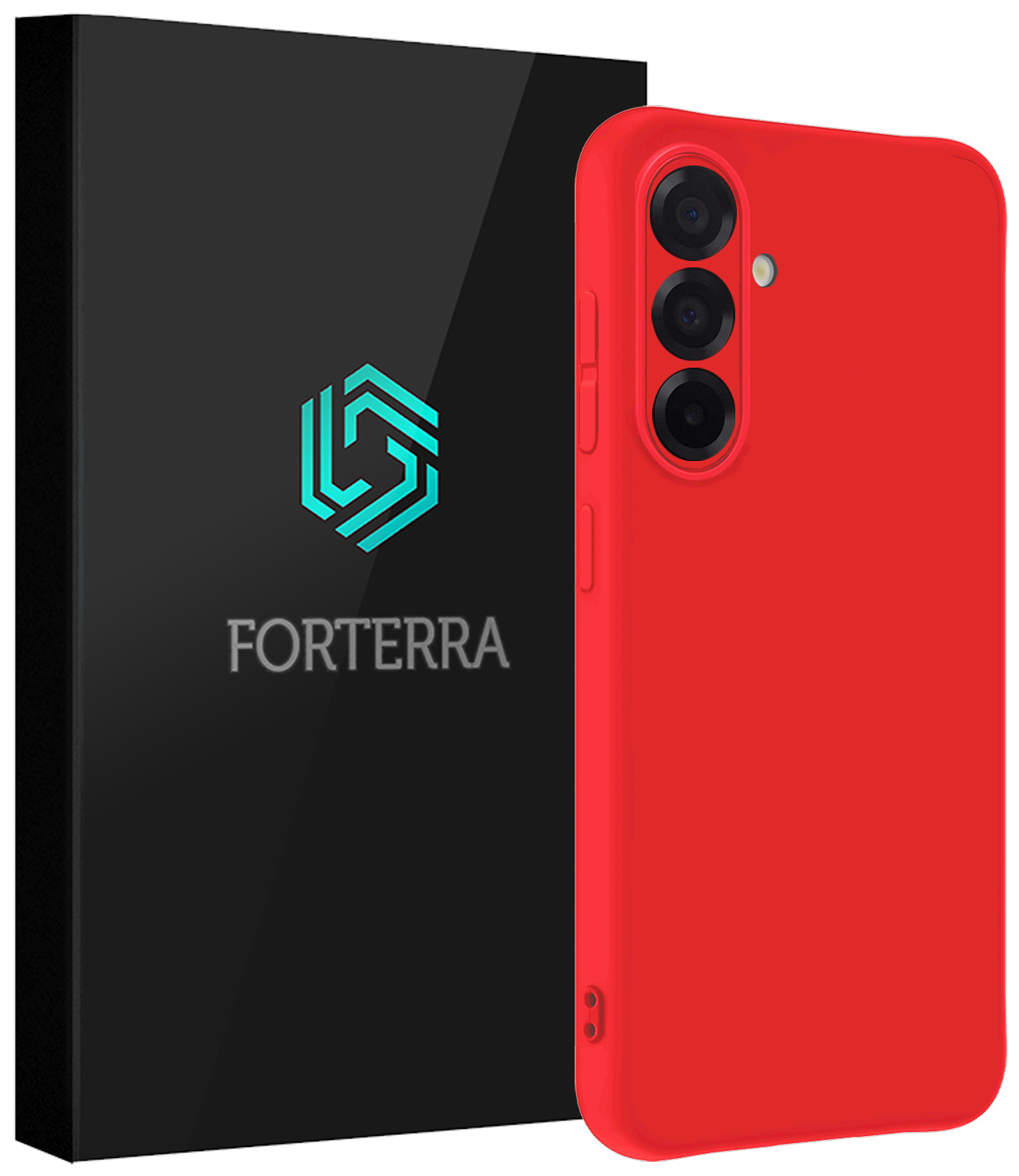 Forterra Forterra Samsung Galaxy A36 Hoesje Siliconen - Rood
