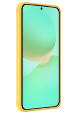Forterra Forterra Samsung Galaxy A36 Hoesje Siliconen - Geel - 2 PACK