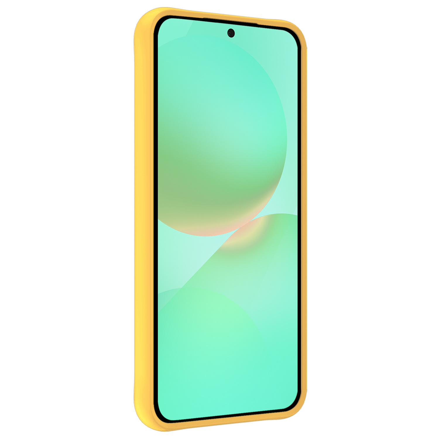 Forterra Forterra Samsung Galaxy A36 Hoesje Siliconen Met Screenprotector - Geel