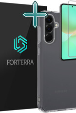 Forterra Forterra Samsung Galaxy A36 Hoesje Siliconen Met Screenprotector - Transparant