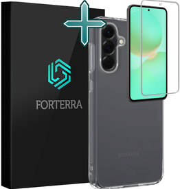 Forterra Forterra Samsung Galaxy A36 Hoesje Siliconen Met Screenprotector - Transparant